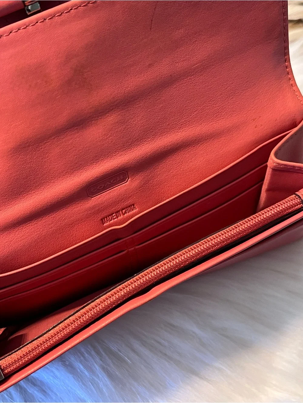 Coach Y2K Pink Soho Buckle Wallet